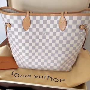 Louis Vuitton LV Damier Azur Neverfull MM